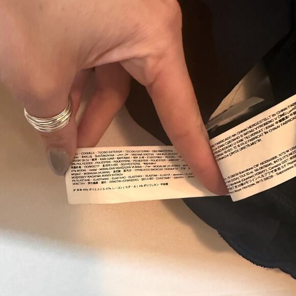 3 FOR $50! 🎁 NWT DESIGUAL Baggy Black Cropped Modal Sport T-shirt Sz. S - Picture 9 of 10